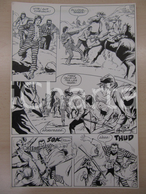 1990 BD WESTERN FRANCE BILLY BOYD N° 2 El Cobra! tav.23 Original BERNASCONI LUBE 1990 BD WESTERN FRANCE BILLY BOYD N° 2 El Cobra! tav.23 Original BERNASCONI LUBE
